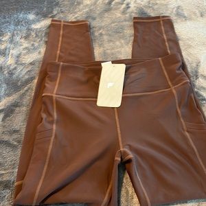 NWT- Fabletics high waisted cold weather pocket legging